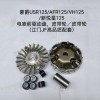 我司摩托車(chē)江門(mén)主機(jī)配套所有型號(hào)前驅(qū)動(dòng)盤(pán)，紅寶125后皮帶輪